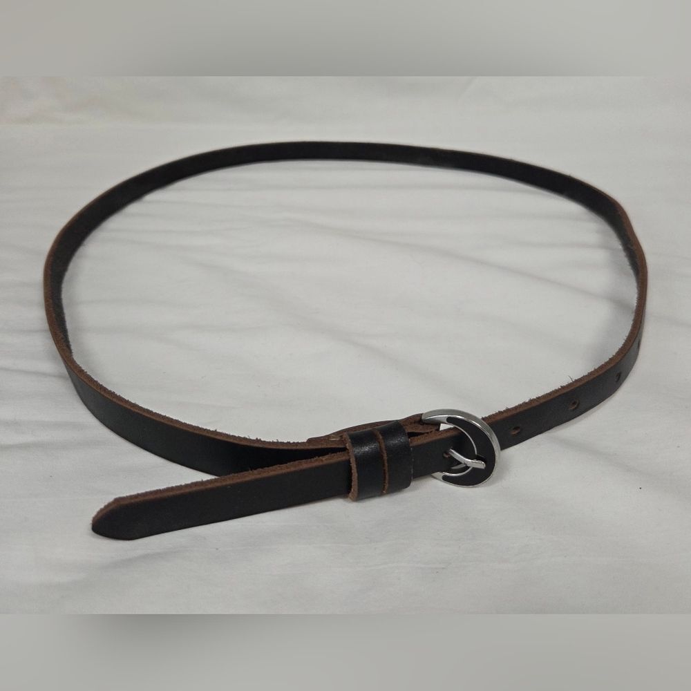 Hanna Andersson Skinny Leather Belt M - Picture 2 of 6
